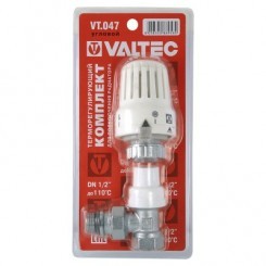 Клапан термостатический угловой (комплект) VALTEC ½" Клапан термостатический угловой (комплект) VALTEC ½"