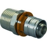Пресс-соединение 16 х ½" НР Uponor MLC, лужёная латунь