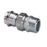 Соединение разъемное Prestabo c SC-Contur, 18x3/4", из оцинкованной стали, с плоским уплотнением, НР