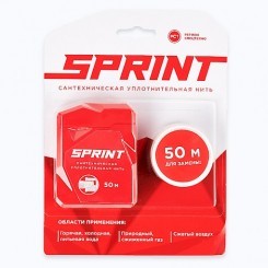 Нить уплотнительная "Sprint" 50 м + 50 м, в блистере