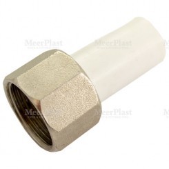 Штуцер PPRC с НГ 20 х ¾" MeerPlast Штуцер PPRC с НГ 20 х ¾" MeerPlast